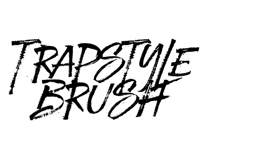Trapstyle Brush Font