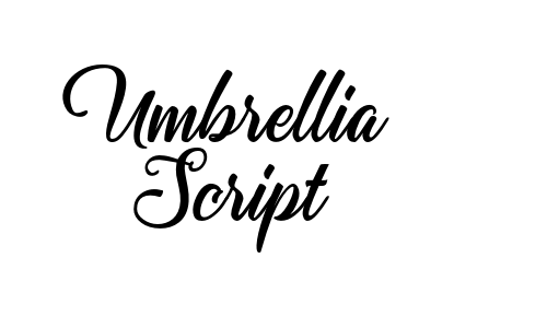 Umbrellia Script Font
