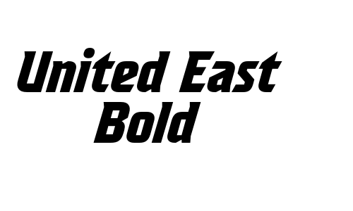 United East Bold Font
