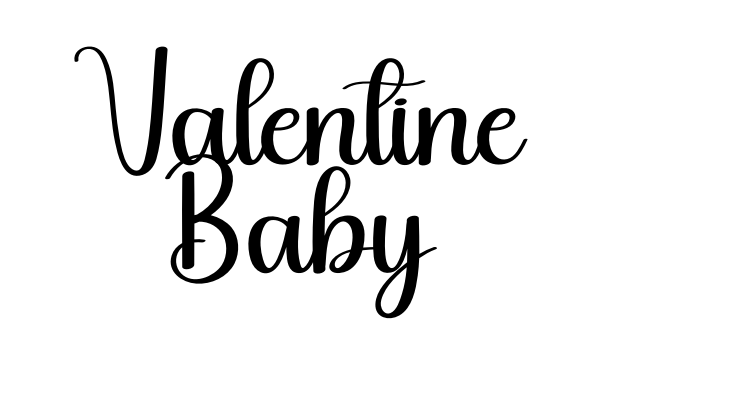 Valentine Baby Font