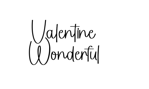 Valentine Wonderful Font