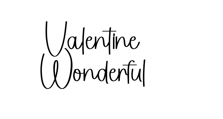 Valentine Wonderful Font