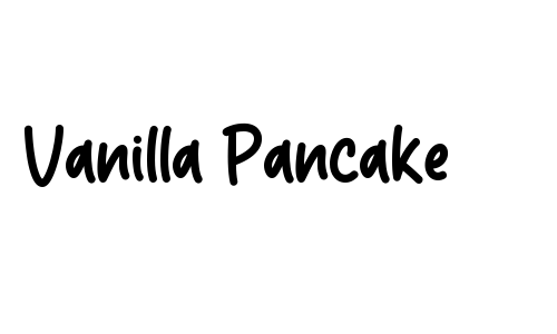 Vanilla Pancake Font