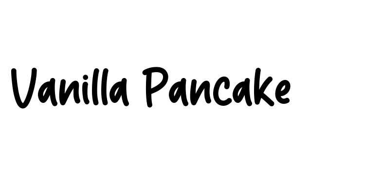 Vanilla Pancake Font