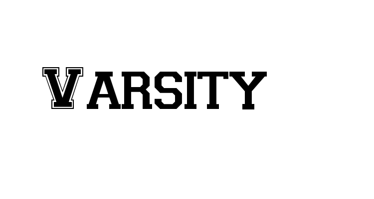 Varsity Font