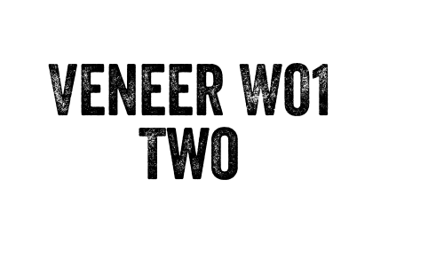 Veneer W01 Two Font