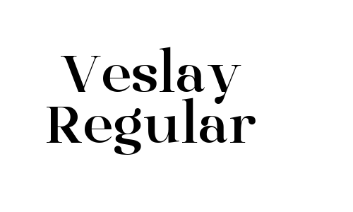 Veslay Regular Font