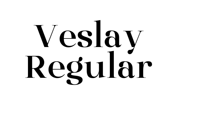 Veslay Regular Font