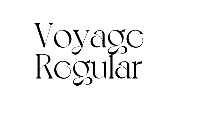 Voyage Regular Font