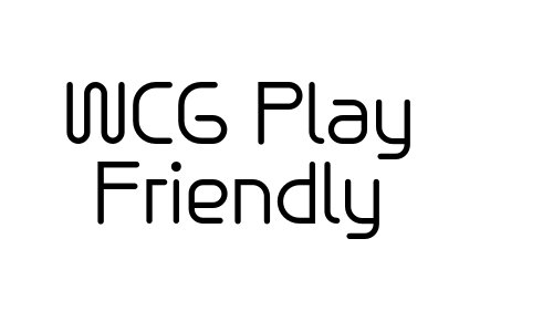 WCG Play Friendly Font