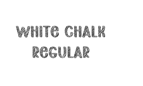 White Chalk Regular Font