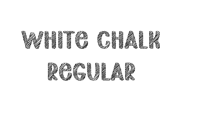 White Chalk Regular Font