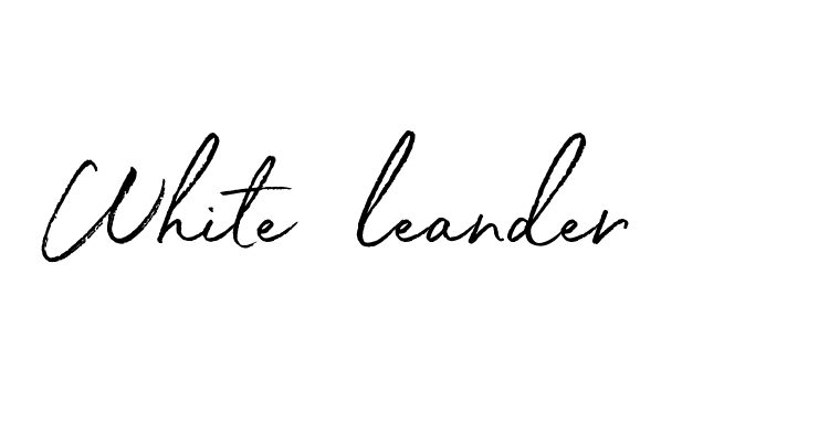 White Oleander Font