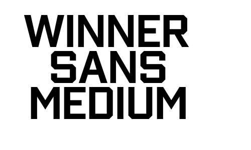 Winner Sans Medium Font