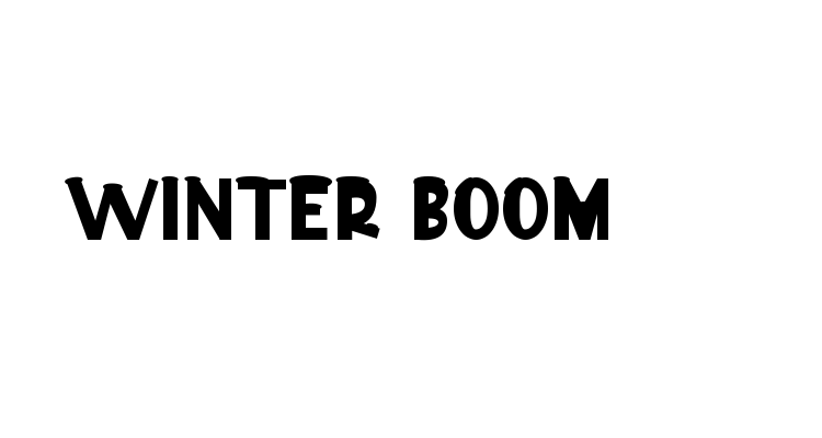 Winter Boom Font