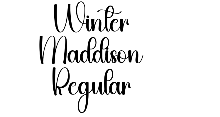 Winter Maddison Regular Font