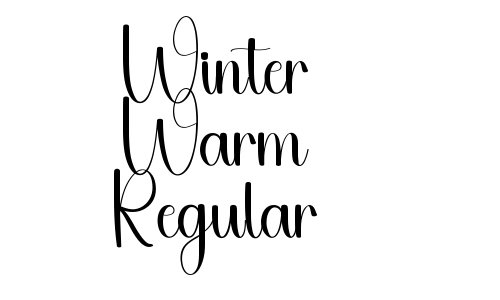 Winter Warm Regular Font
