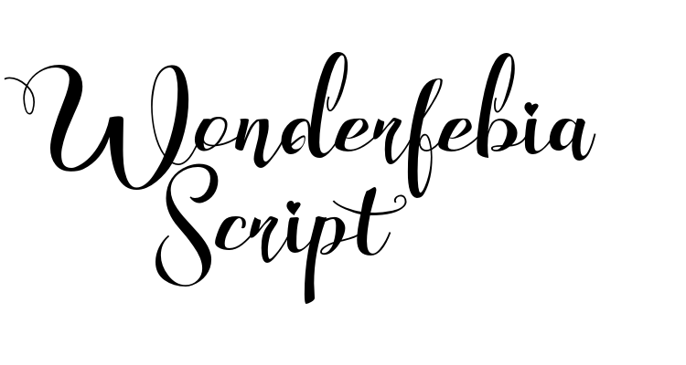 Wonderfebia Script Font