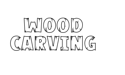 Wood Carving Font