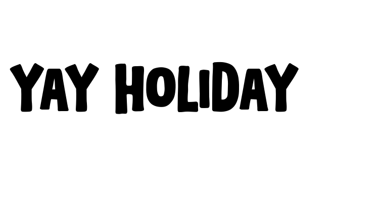 Yay Holiday Font