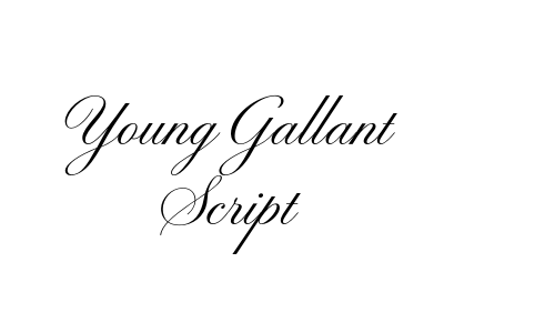 Young Gallant Script Font