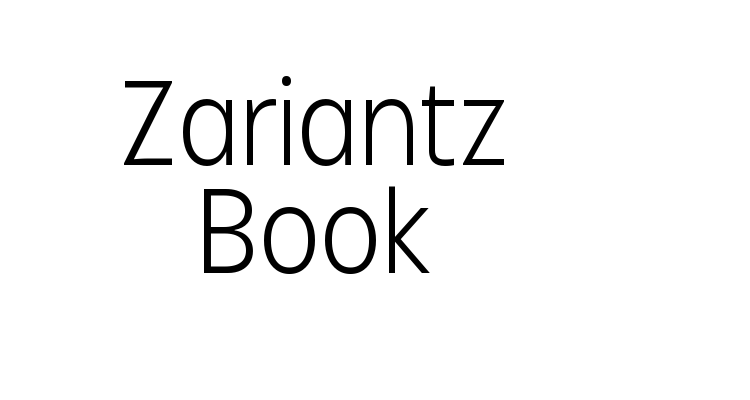 Zariantz Book Font