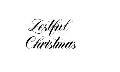 Zestful Christmas Font