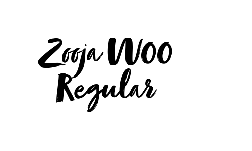 Zooja W00 Regular Font