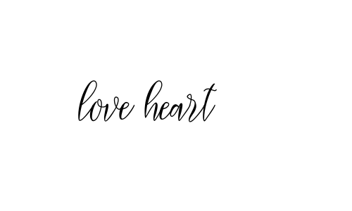 love heart Font