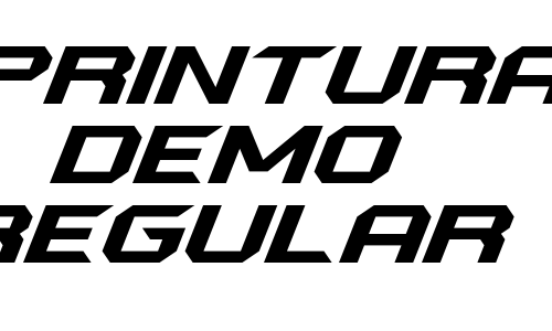 sprintura demo regular Font