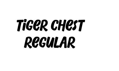 tiger chest regular Font