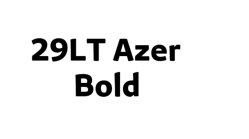 Download 29LT Azer Bold font