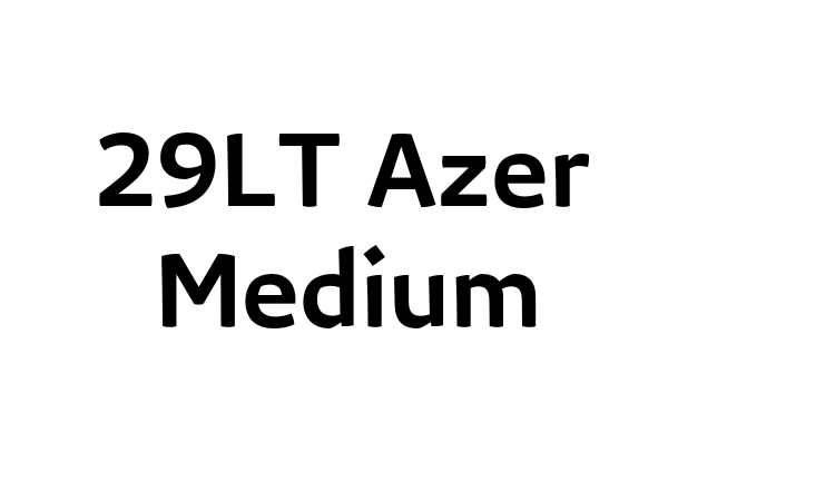 29LT Azer Medium Font