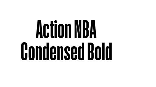 Download Action NBA Condensed Bold font