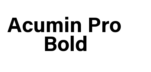 Acumin Pro Bold