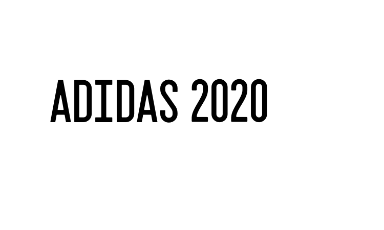 Adidas 2020 font