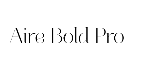 Aire Bold Pro font download