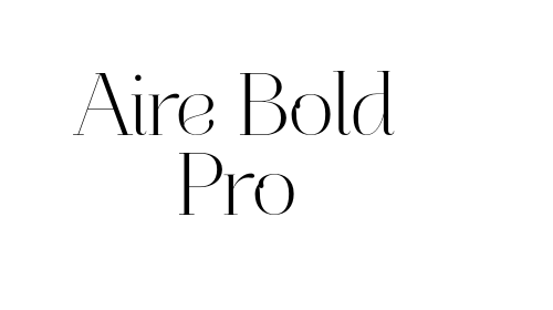 Aire Bold Pro font download