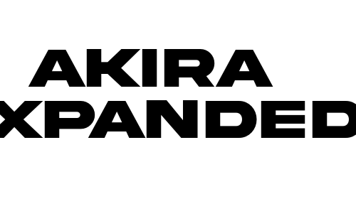 Akira Expanded font download