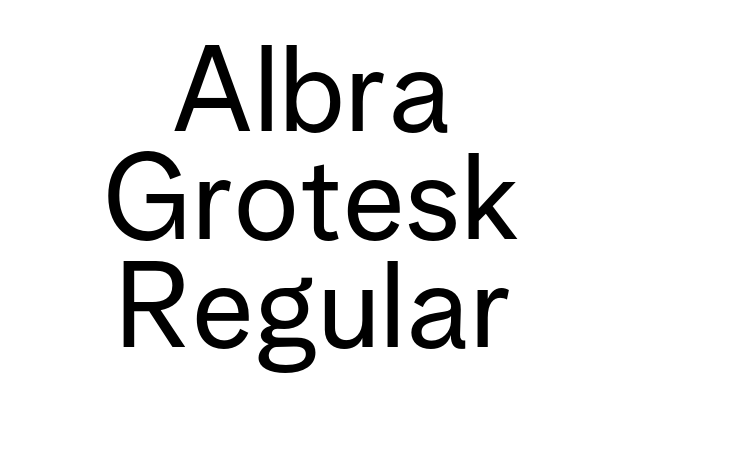 Albra Grotesk Regular Font