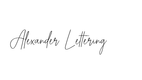 Alexander Lettering font download