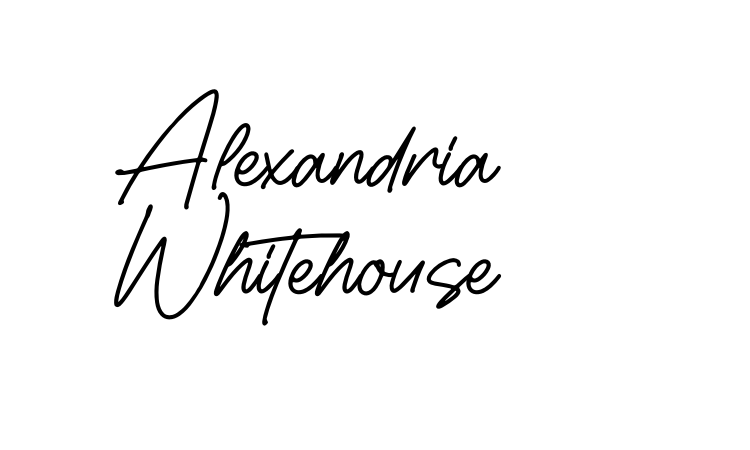 Alexandria Whitehouse Font