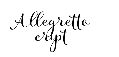 Allegretto Script font download