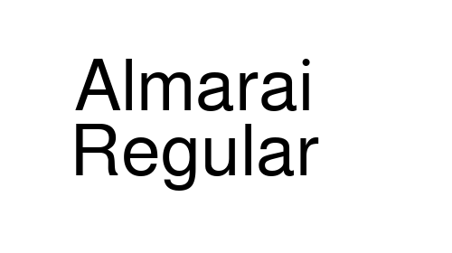 Download Almarai Regular font
