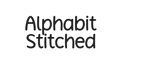 Alphabit Stitched