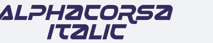 Alphacorsa Italic