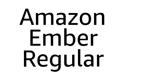 Amazon Ember Regular font download