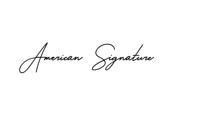 American Signature Font
