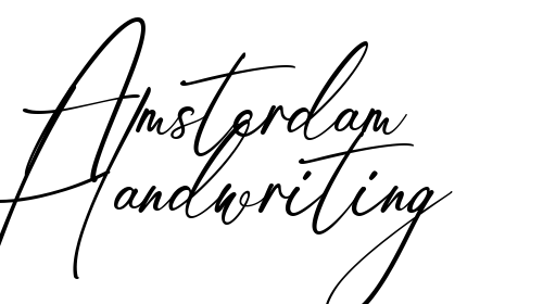 Download Amsterdam Handwriting font