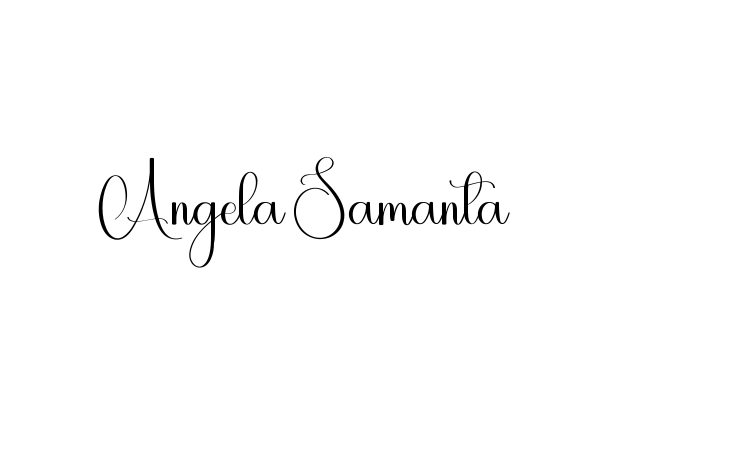 Angela Samanta font